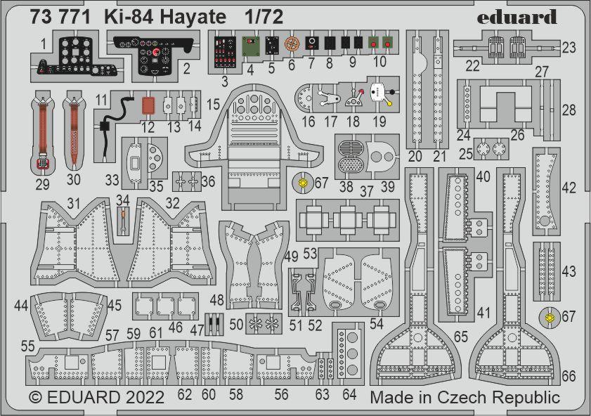 Eduard ED73771 1:72 Nakajima Ki-84 Hayate