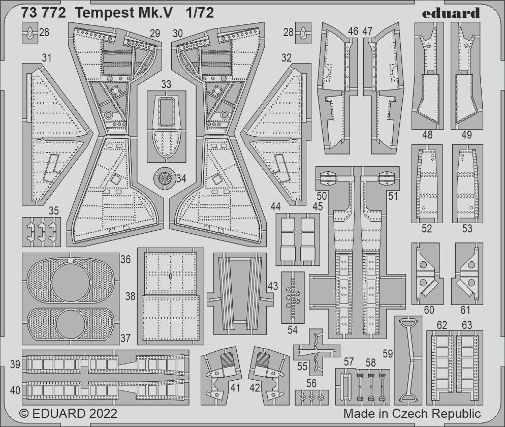 Eduard ED73772 1:72 Hawker Tempest Mk.V