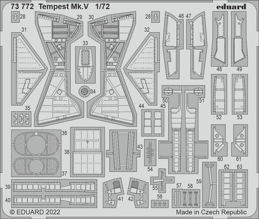 Eduard ED73772 1:72 Hawker Tempest Mk.V