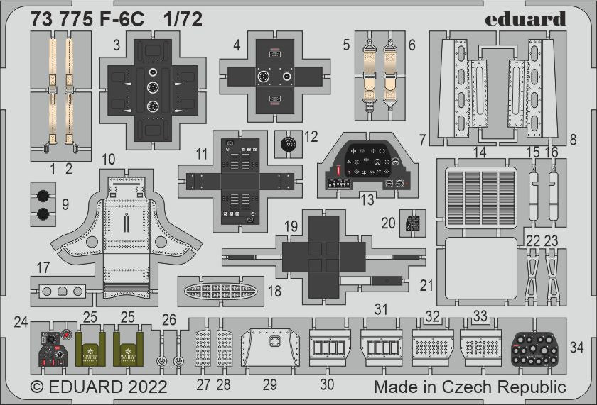 Eduard ED73775 1:72 F-6C