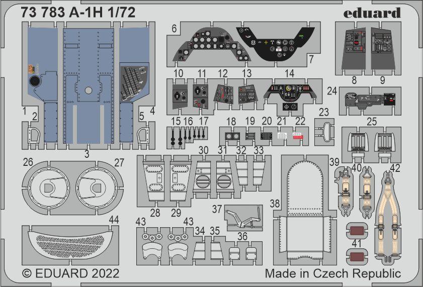 Eduard ED73783 1:72 Douglas A-1H Skyraider