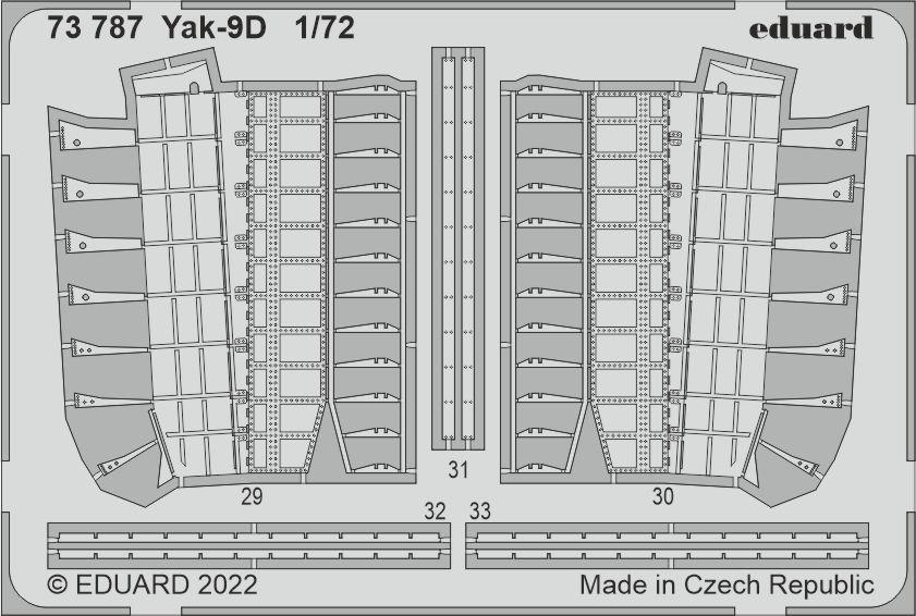 Eduard ED73787 1:72 Yakovlev Yak-9D