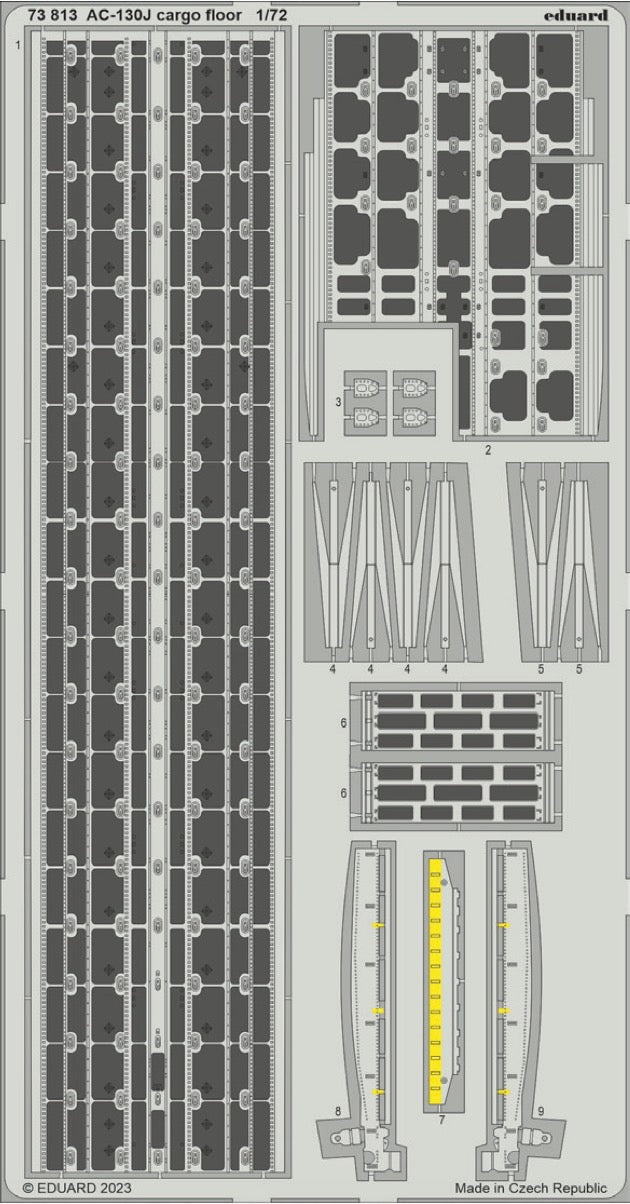 Eduard ED73813 1:72 Lockheed AC-130J Hercules cargo floor