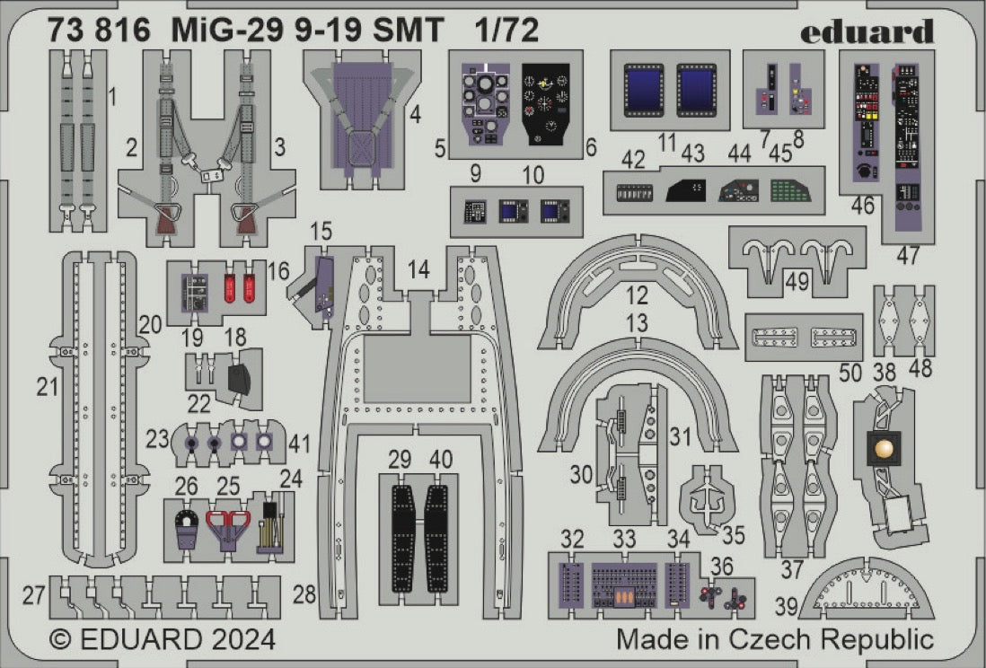 Eduard ED73816 1:72 Mikoyan MiG-29 9-19 SMT
