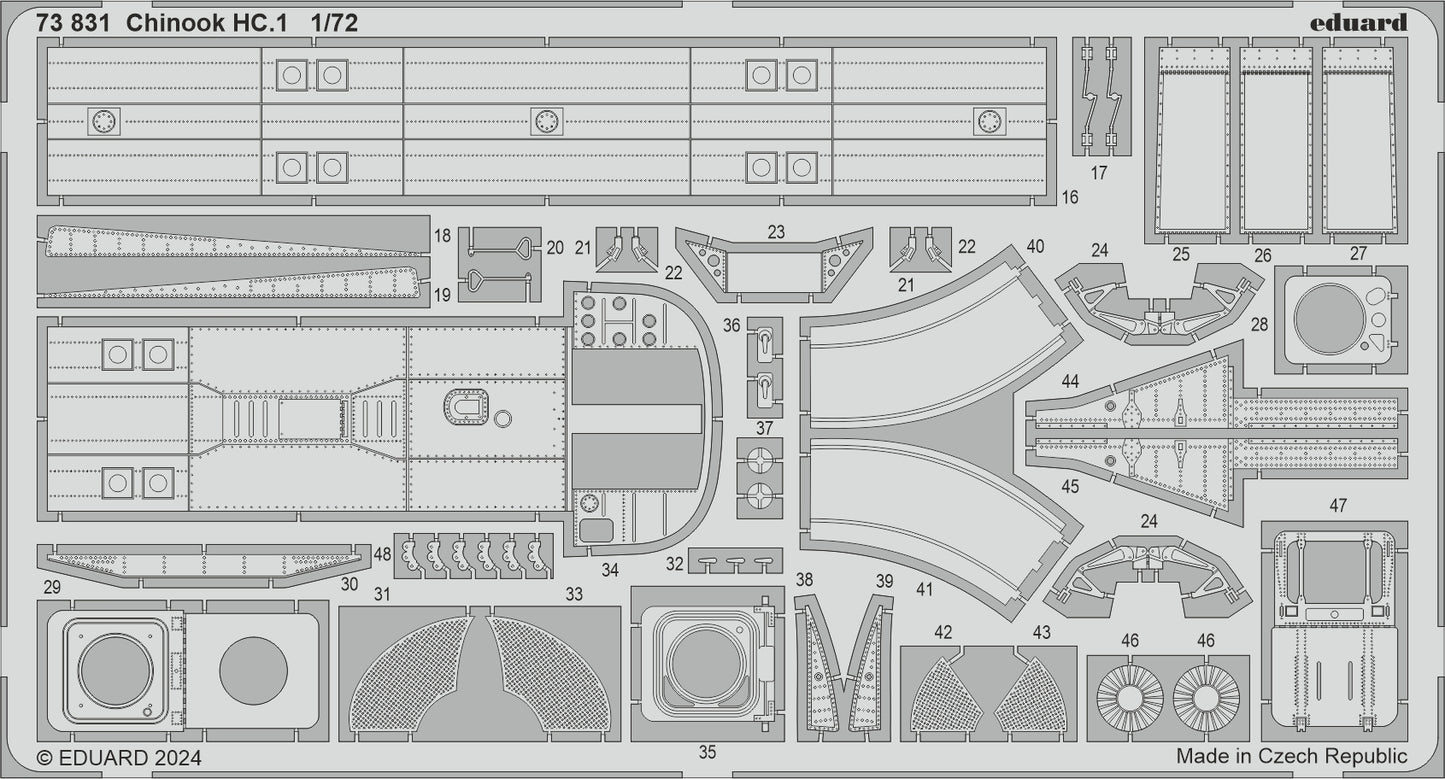 Eduard ED73831 Boeing Chinook HC.1 1:72