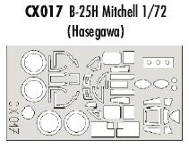 Eduard EDCX017 1:72 North-American B-25H Mitchell