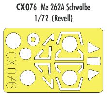 Eduard EDCX076 1:72 Messerschmitt Me-262A Schwalbe