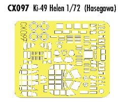 Eduard EDCX097 1:72 Nakajima Ki-49 Helen