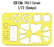 Eduard EDCX136 1:72 Vought F4U-1 Corsair