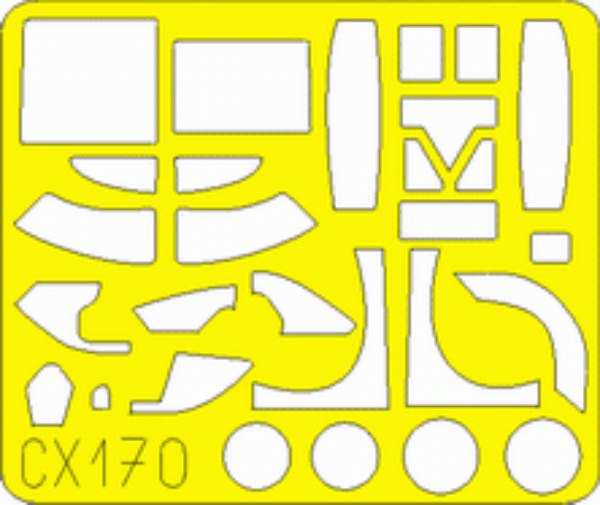 Eduard EDCX170 1:72 Douglas A-26C Invader canopy frame paint mask