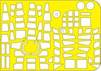 Eduard EDCX285 1:72 Blohm-und-Voss Bv-141 canopy frame paint mask