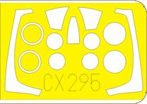 Eduard EDCX295 1:72 North-American F-86E/F-86F Sabre canopy frame paint mask