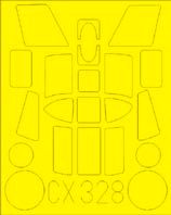 Eduard EDCX328 1:72 Westland Wessex HU.5 canopy frame paint mask