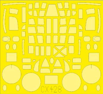 Eduard EDCX428 1:72 Short Stirling Mk.I canopy frame paint mask