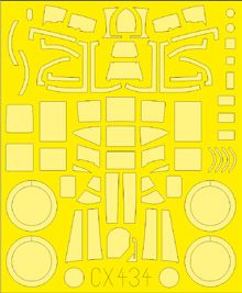 Eduard EDCX434 1:72 Avro Shackleton MR.2 canopy frame paint mask