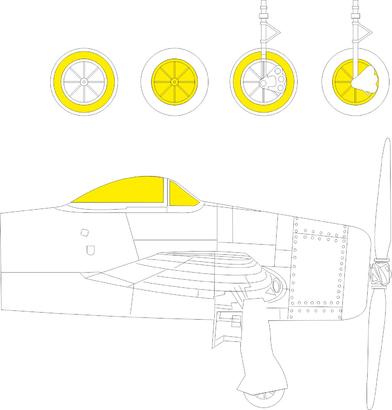 Eduard EDCX598 1:72 Grumman F8F-1 Bearcat