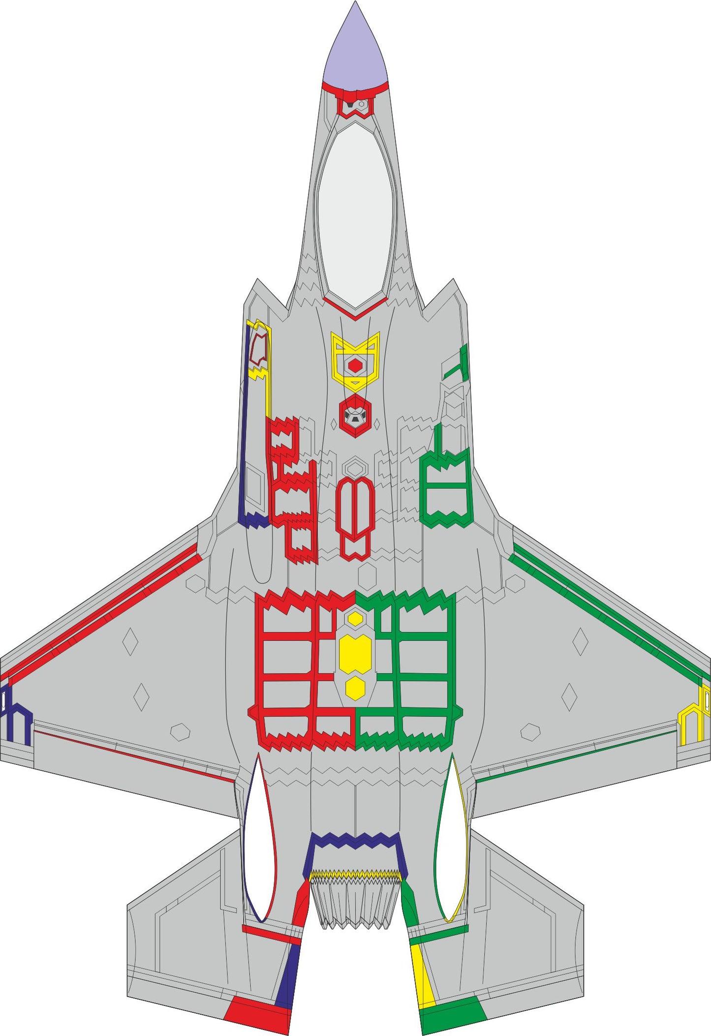 Eduard EDCX654 1:72 Lockheed-Martin F-35A Lightning II RAM panels early