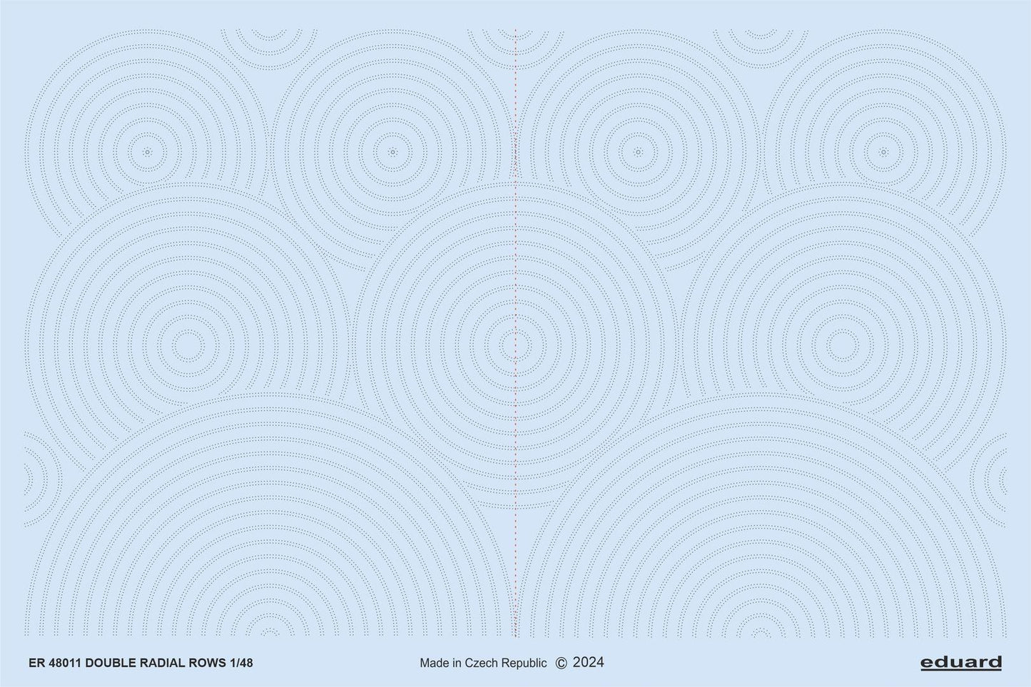 Eduard EDER48011 1:48 Double radial rows of 3D rivets