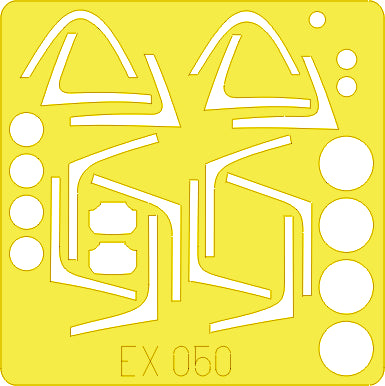 Eduard EDEX050 1:48 Saab JAS-39 Gripen canopy and wheels