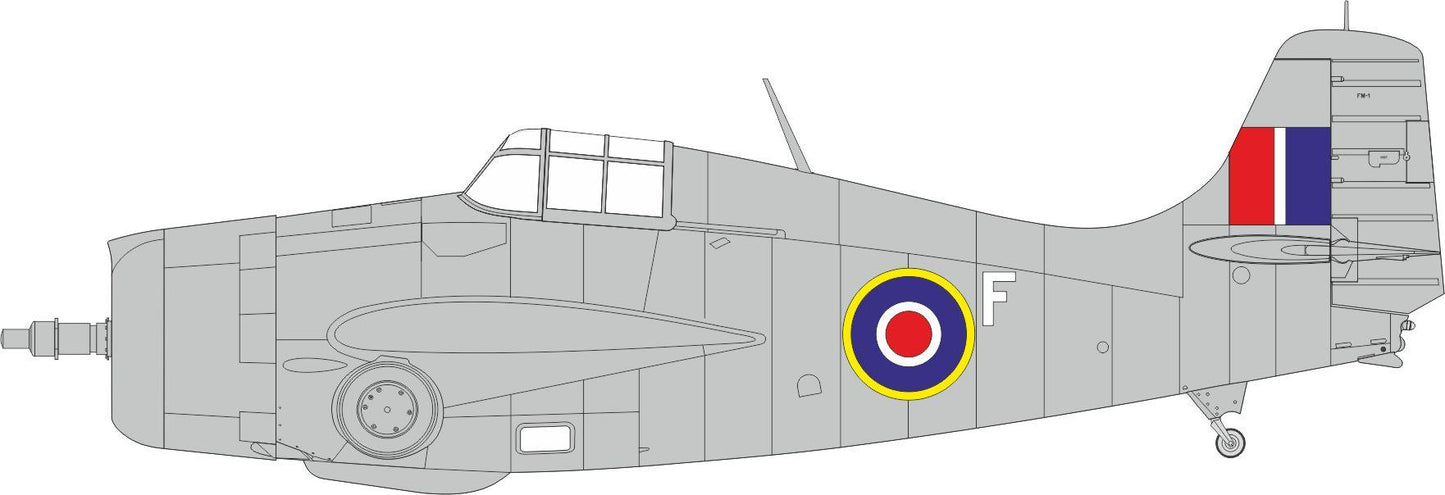 Eduard EDEX1033 General-Motors FM-1 Wildcat British national insignia 1:48