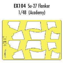 Eduard EDEX104 1:48 Sukhoi Su-27 Flanker