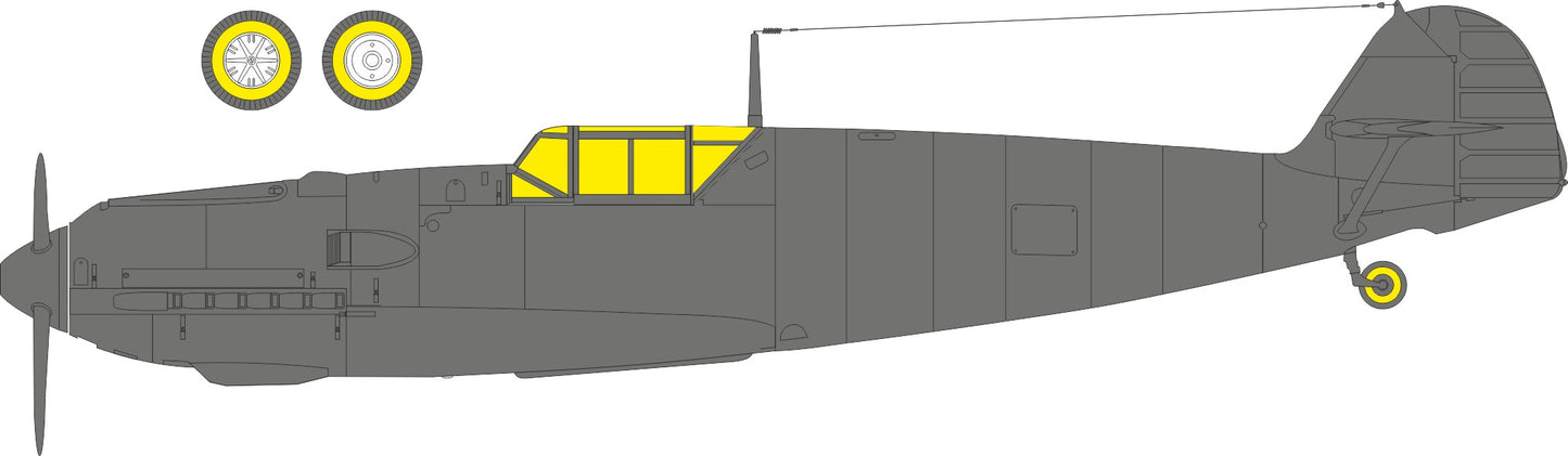 Eduard EDEX1092 Messerschmitt Bf-109E-3 1:48