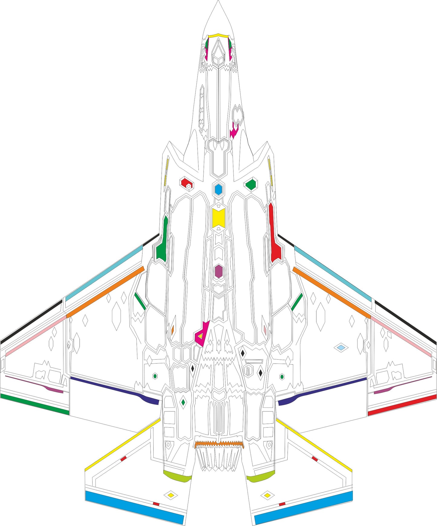Eduard EDEX1098 Lockheed-Martin F-35C Lightning RAM panels 1:48