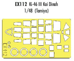 Eduard EDEX112 1:48 Mitsubishi Ki-46-III Kai Dinah