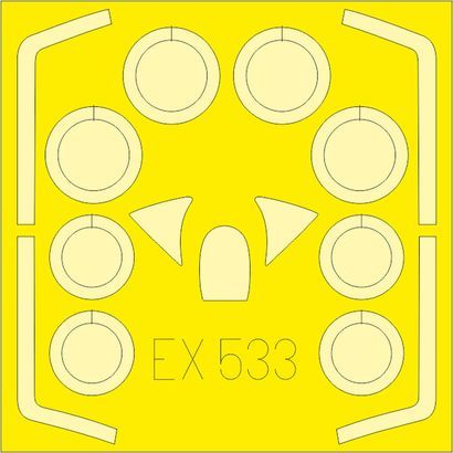 Eduard EDEX533 1:48 Lockheed T-33A Early Version