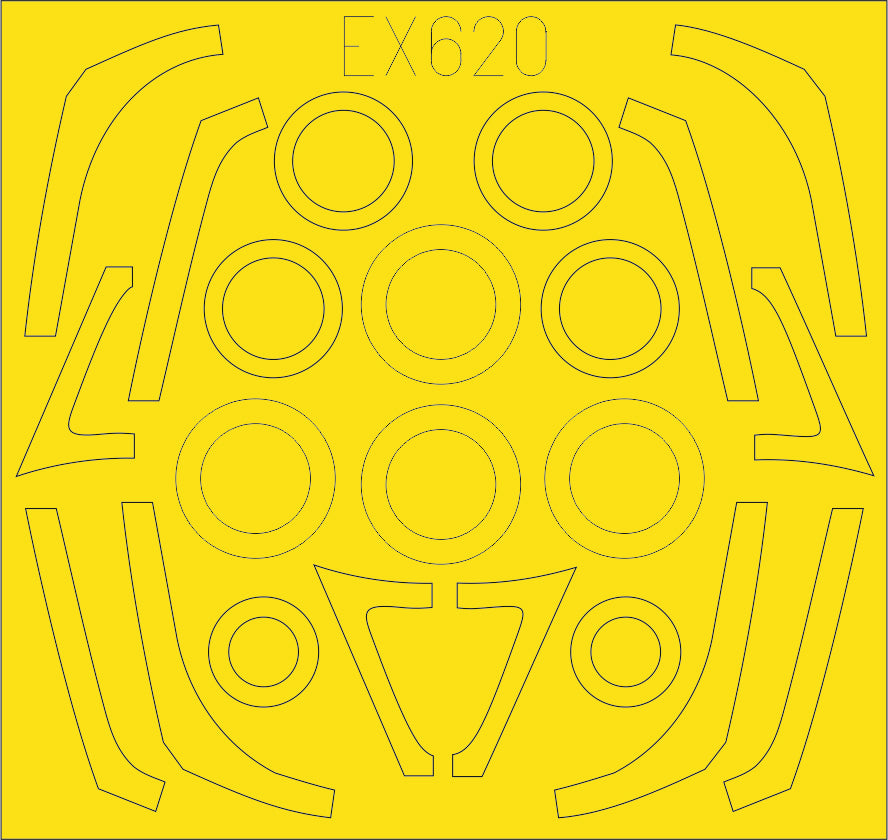 Eduard EDEX620 1:48 F-16C/N Fighting Falcon TFace Mask