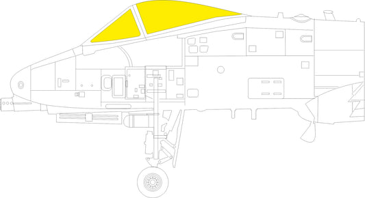 Eduard EDEX915 1:48 Fairchild A-10C Thunderbolt II canopy frame paint mask