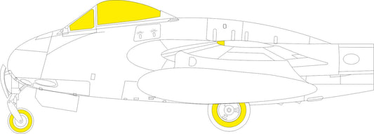 Eduard EDEX981 1:48 de Havilland Vampire FB.5/FB.9 canopy frame paint mask