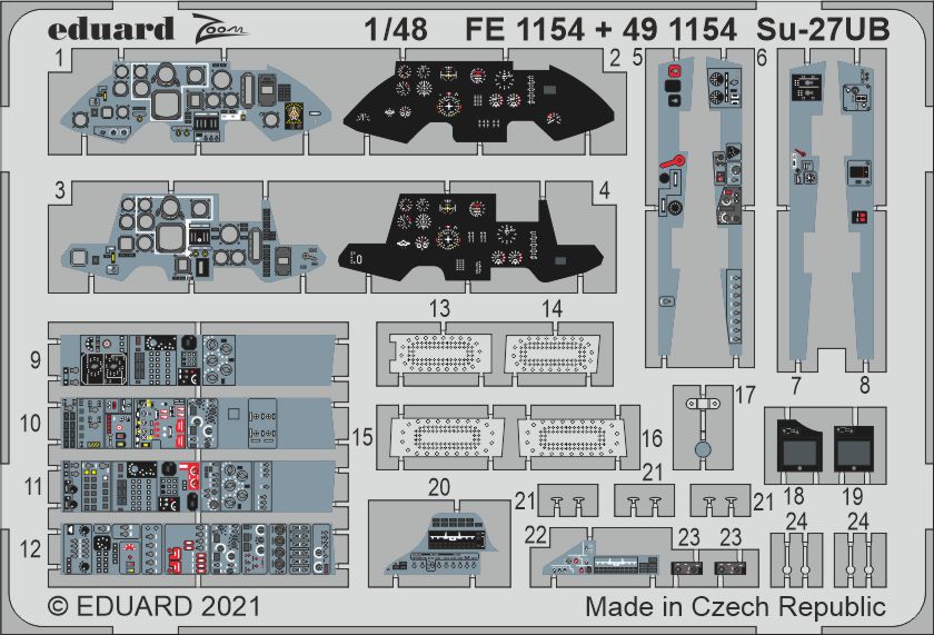 Eduard EDFE1154 1:48 Sukhoi Su-27UB