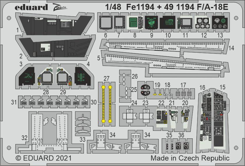 Eduard EDFE1194 1:48 Boeing F/A-18E Super Hornet
