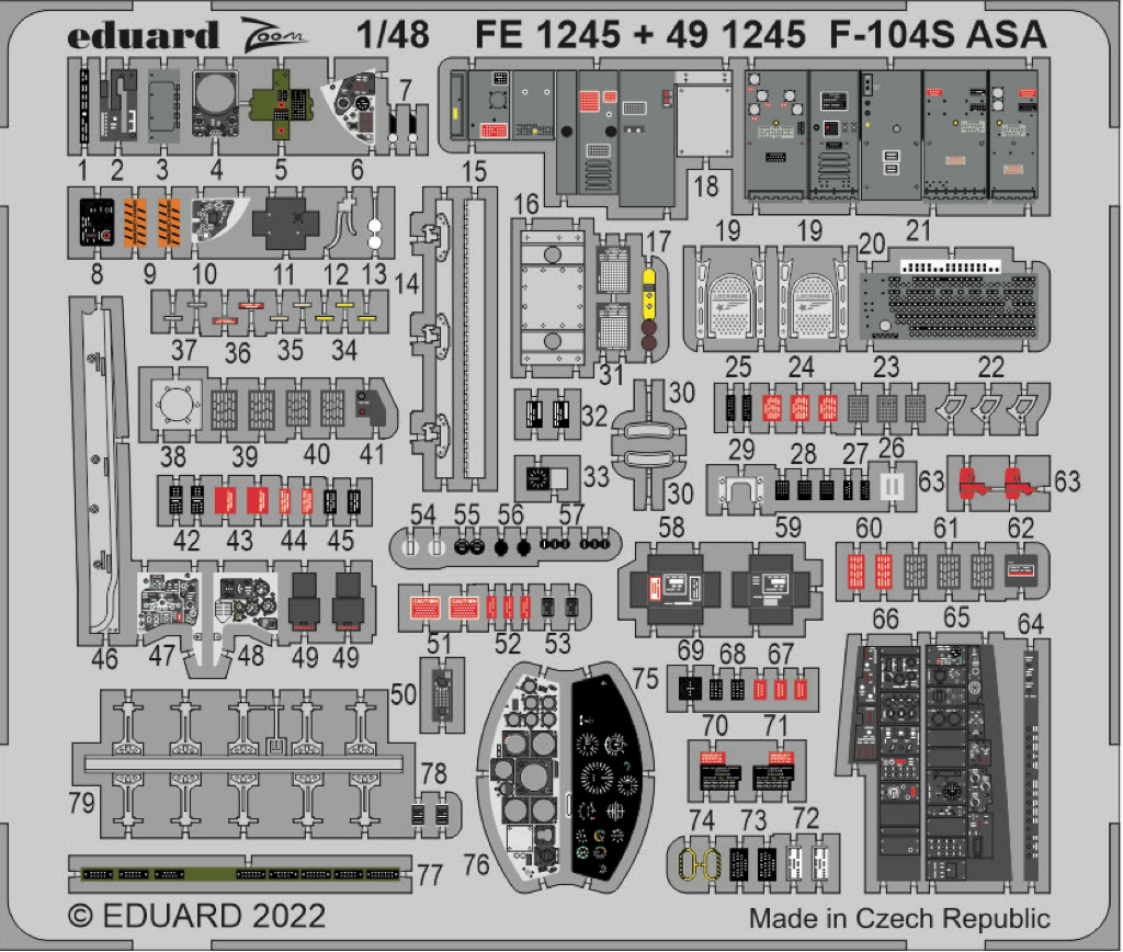 Eduard EDFE1245 1:48 Lockheed F-104S Starfighter ASA