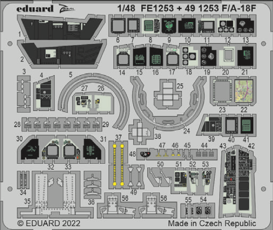 Eduard EDFE1253 1:48 Boeing F/A-18F Hornet