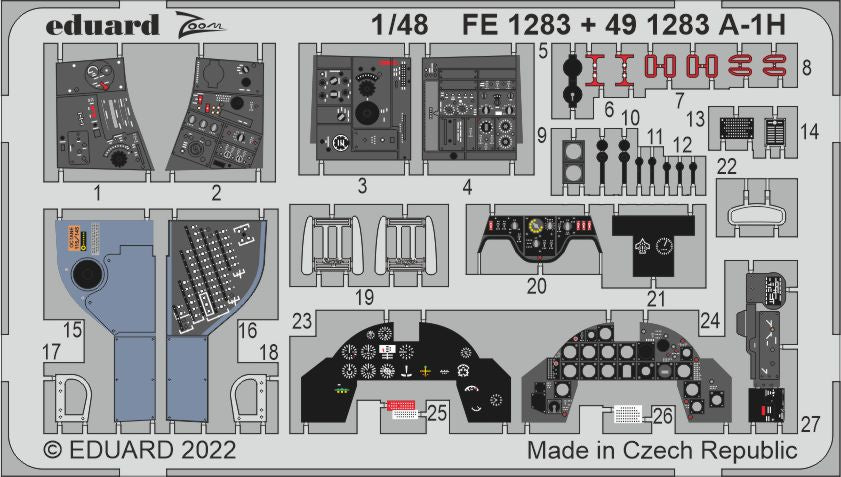 Eduard EDFE1283 1:48 Douglas A-1H Skyraider