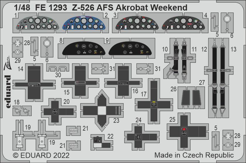 Eduard EDFE1293 1:48 Zlin Z-526AFS Akrobat Weekend
