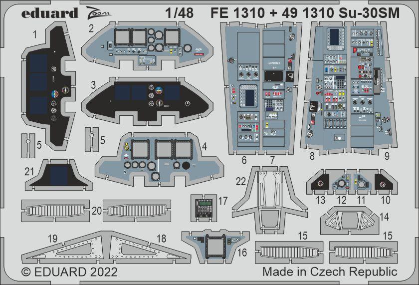 Eduard EDFE1310 1:48 Sukhoi Su-30SM
