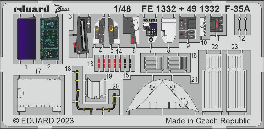 Eduard EDFE1332 1:48 Lockheed-Martin F-35A Lightning II