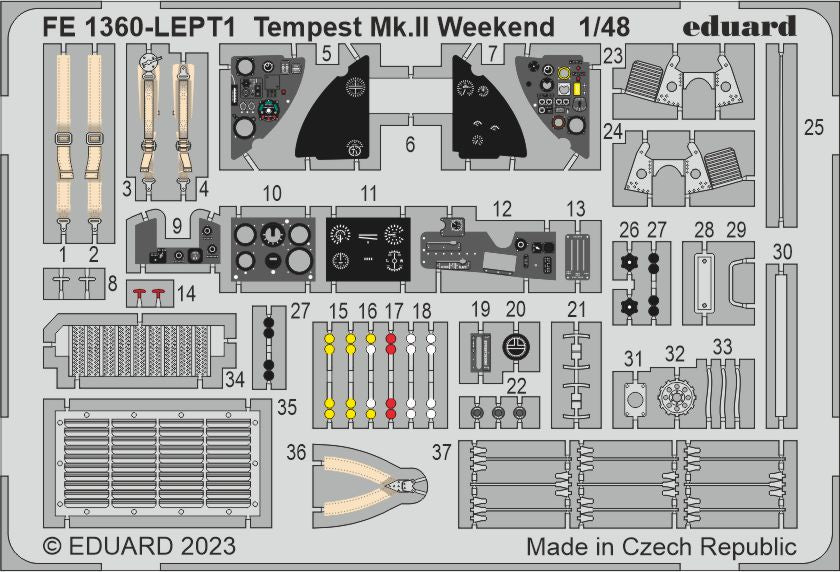 Eduard EDFE1360 1:48 Hawker Tempest Mk.II Weekend