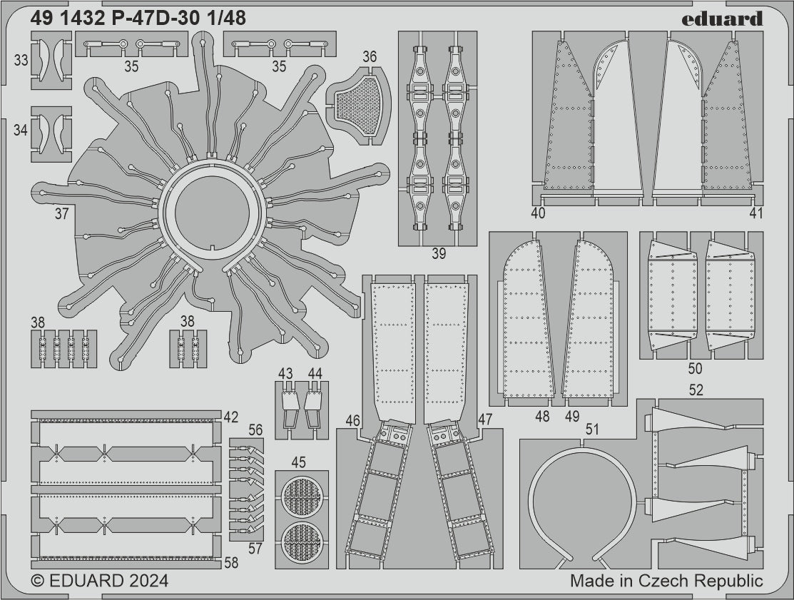 Eduard EDFE1432 Republic P-47D-30 Thunderbolt 1:48