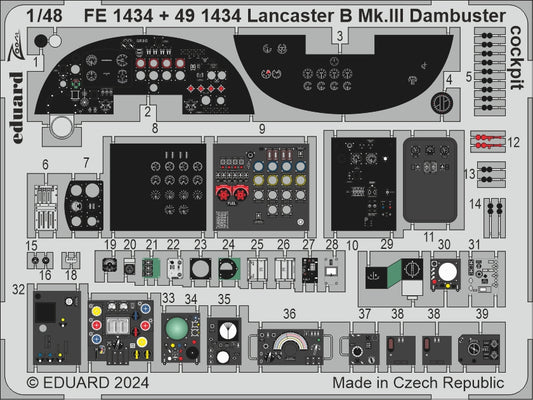 Eduard EDFE1434 Avro Lancaster B Mk.III Dambuster 1:48