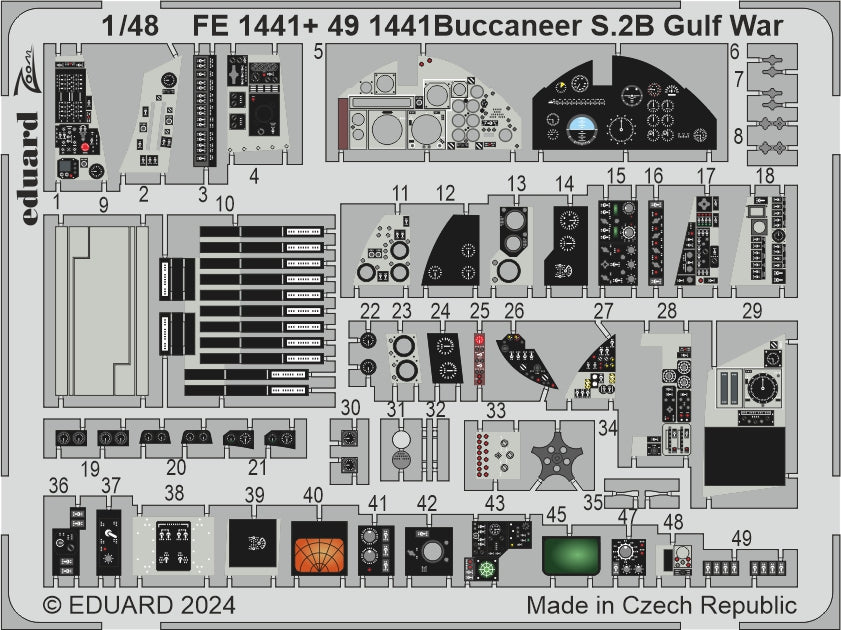 Eduard EDFE1441 Blackburn Buccaneer S.2B Gulf War 1:48