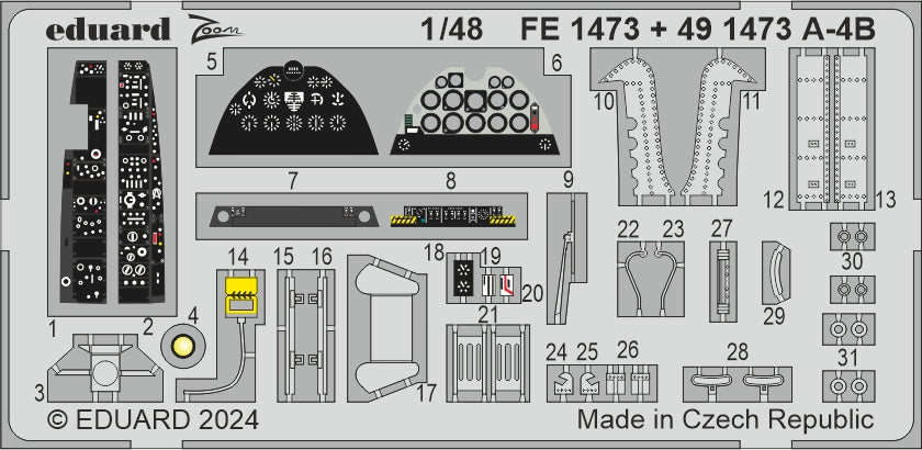 Eduard EDFE1473 Douglas A-4B Skyhawk 1:48