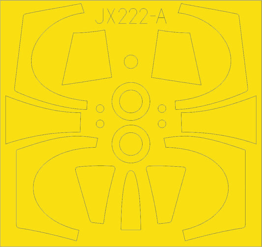 Eduard EDJX222 1:32 Lockheed TF-104G Starfighter canopy frame paint mask