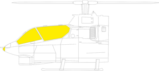 Eduard EDJX279 1:32 Bell AH-1G Cobra canopy frame paint mask
