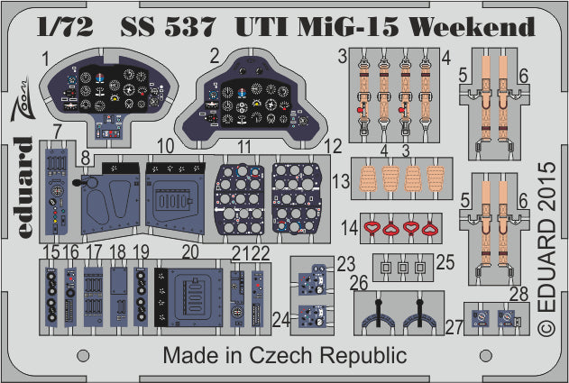 Eduard EDSS537 1:72 Mikoyan MiG-15UTI Weekend