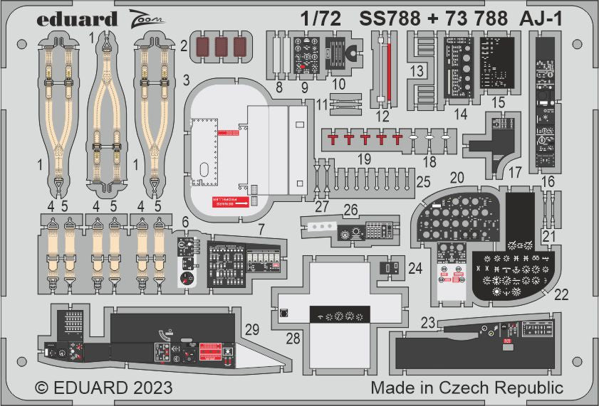 Eduard EDSS788 1:72 North-American AJ-1 Savage