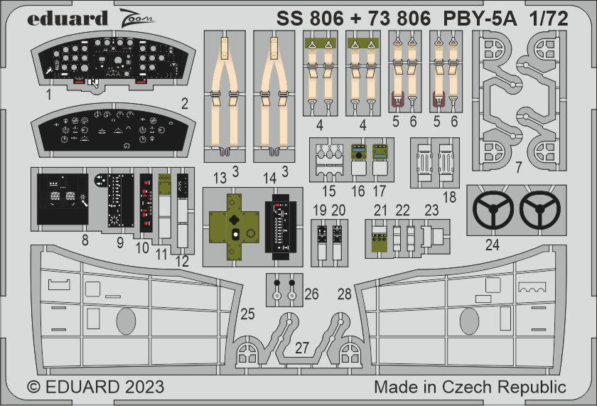 Eduard EDSS806 1:72 Consolidated PBY-5A Catalina